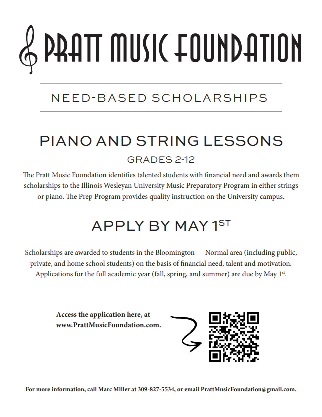 Pratt Music Flyer