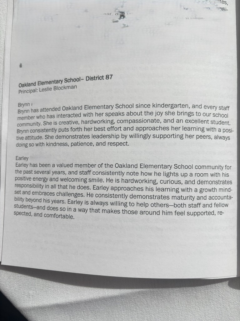 Program for Oakland students