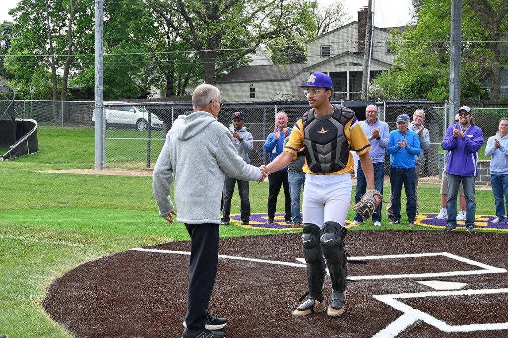 Coach Krueger at BHS baseball