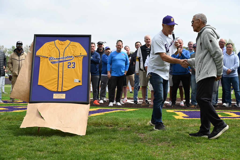 Coach Krueger at BHS baseball