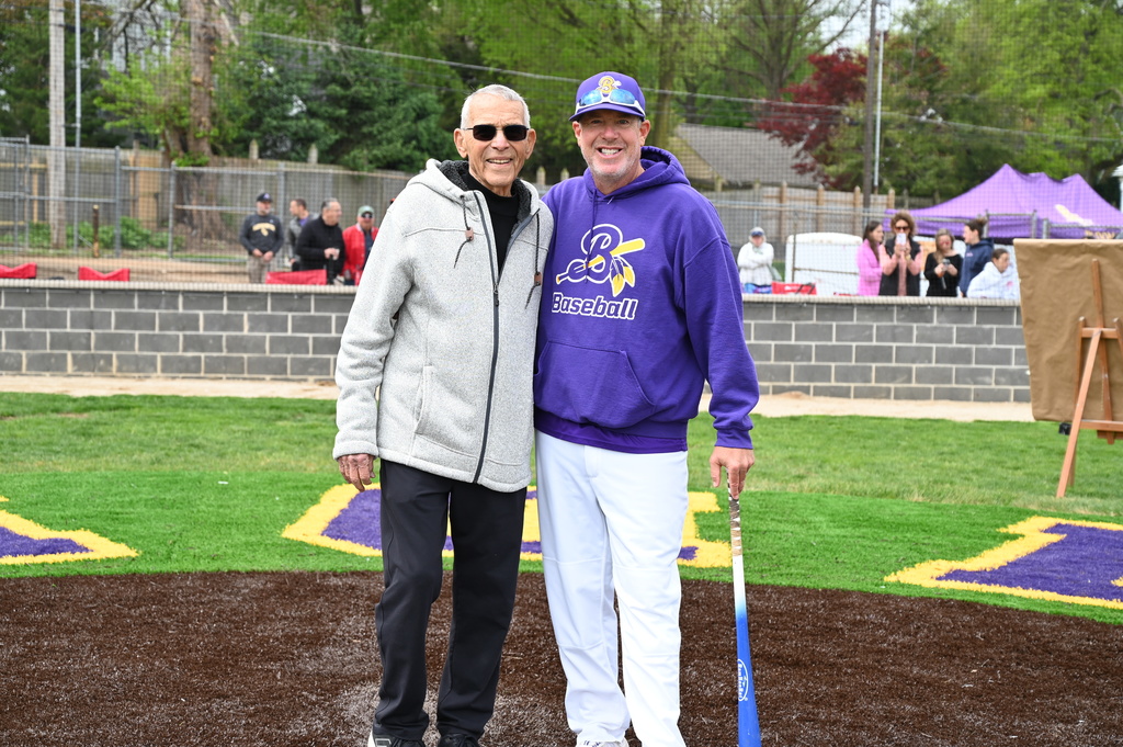 Coach Krueger at BHS baseball