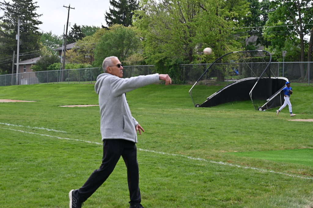 Coach Krueger at BHS baseball