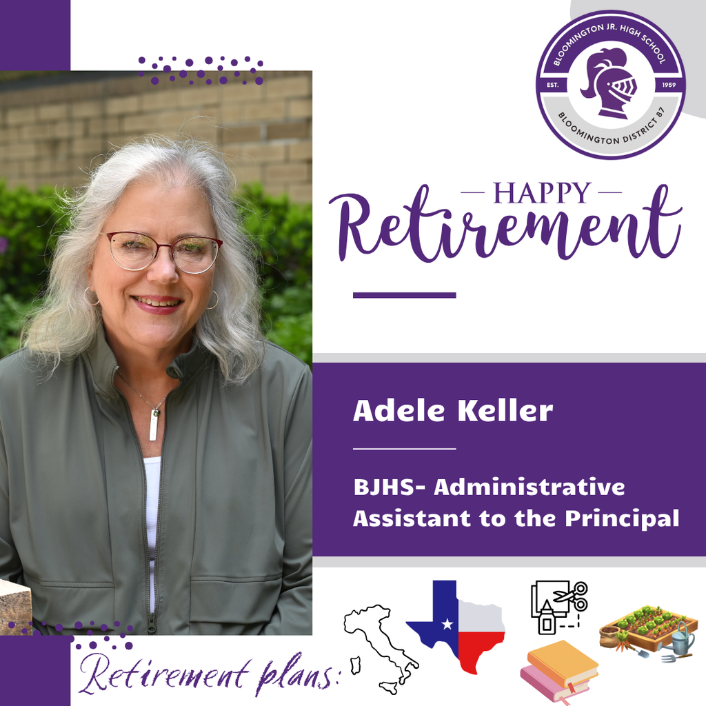 Adele Keller Retirement graphic