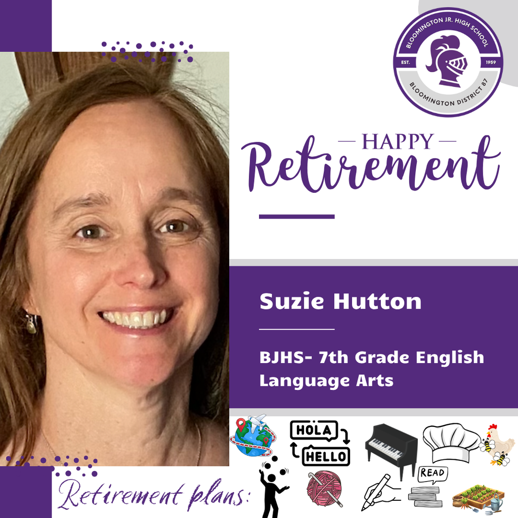 Suzie Hutton Retirement graphic