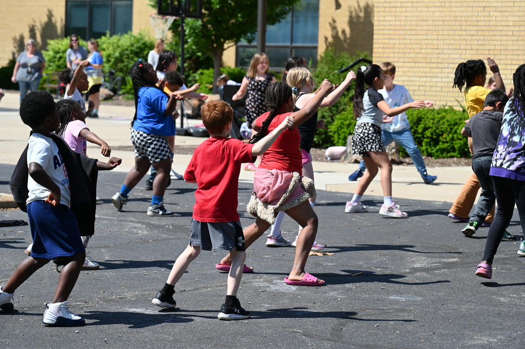 Dancing at Irving with Dr. Thomas