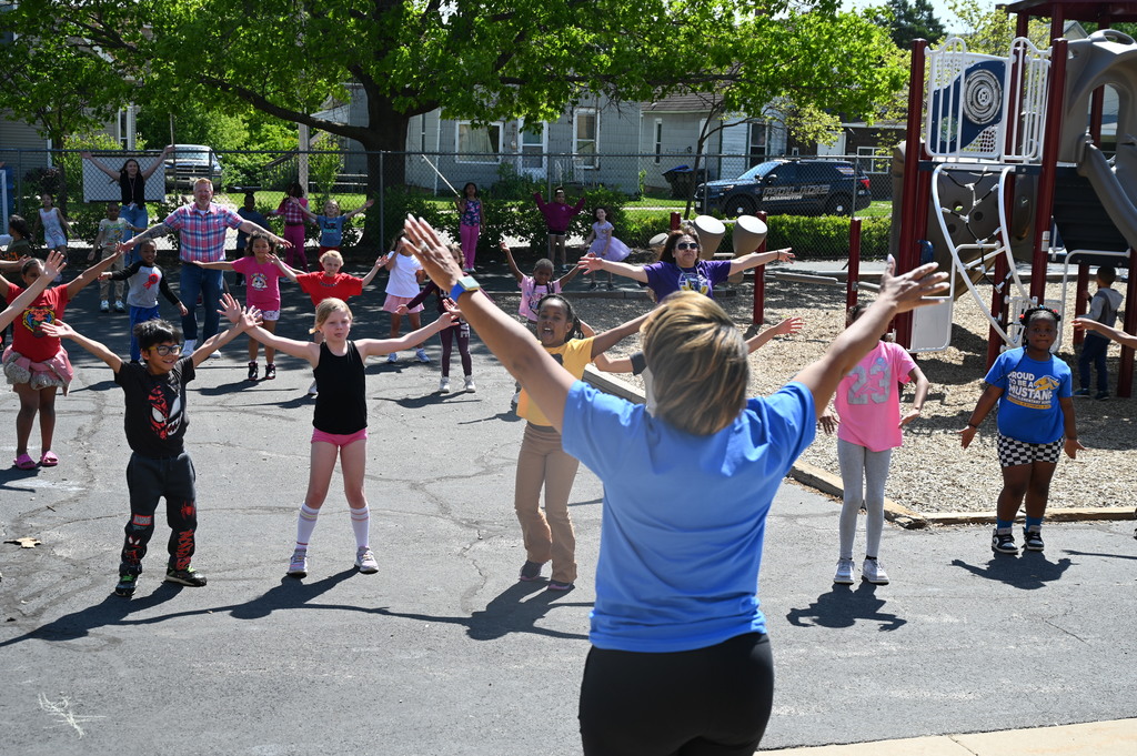 Dancing at Irving with Dr. Thomas