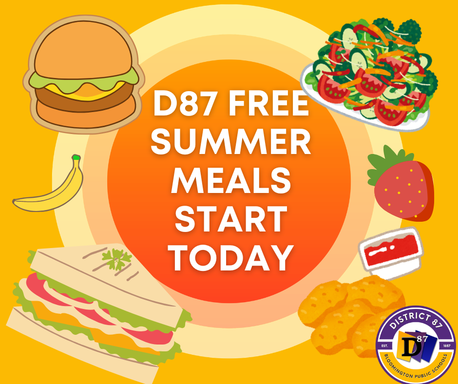 free summer meals graphic