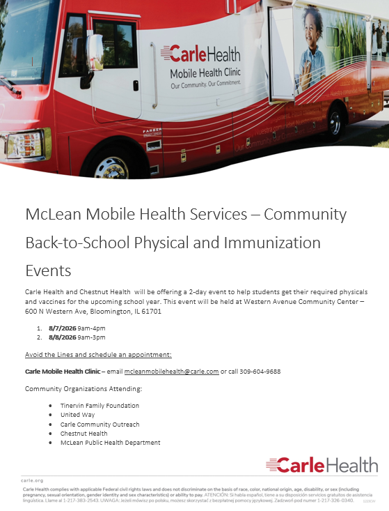Carle mobile flyer