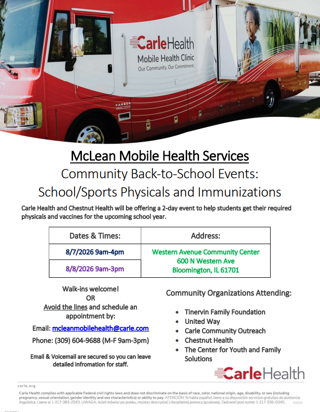 Carle mobile flyer