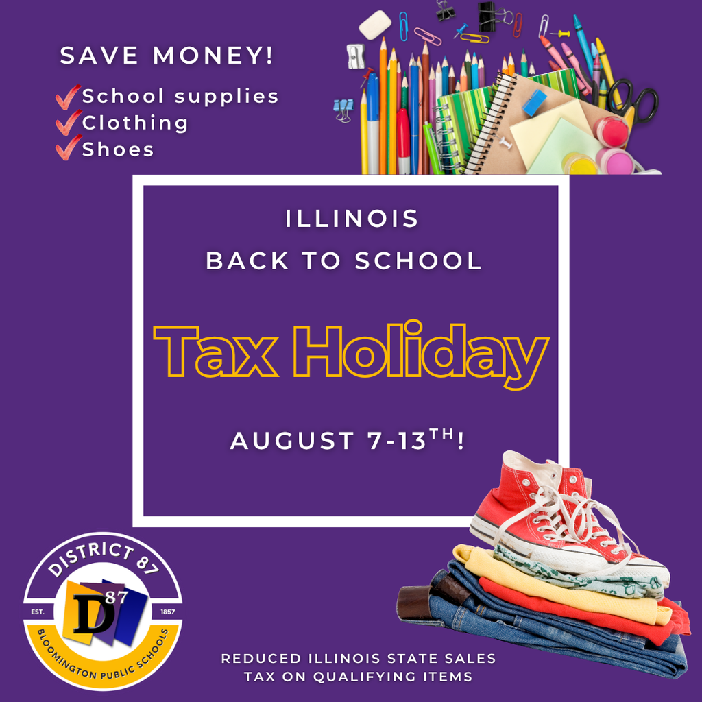 Tax Holiday graphic