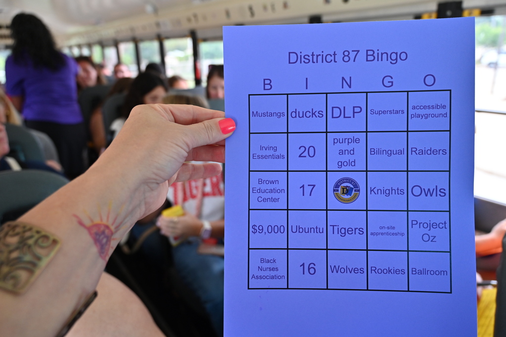 D87 bingo card