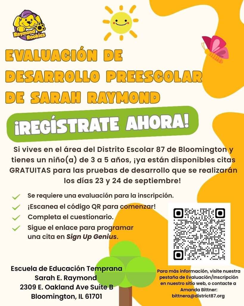 Sarah Raymond Screening info- SPANISH