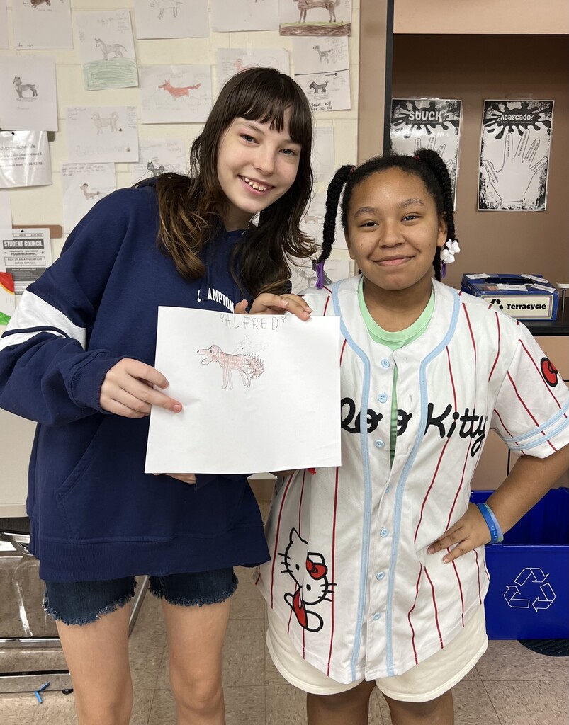 BJHS students working on science project