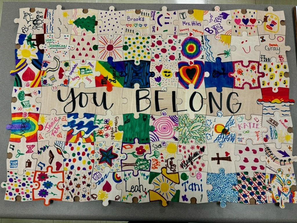 You belong puzzle piece