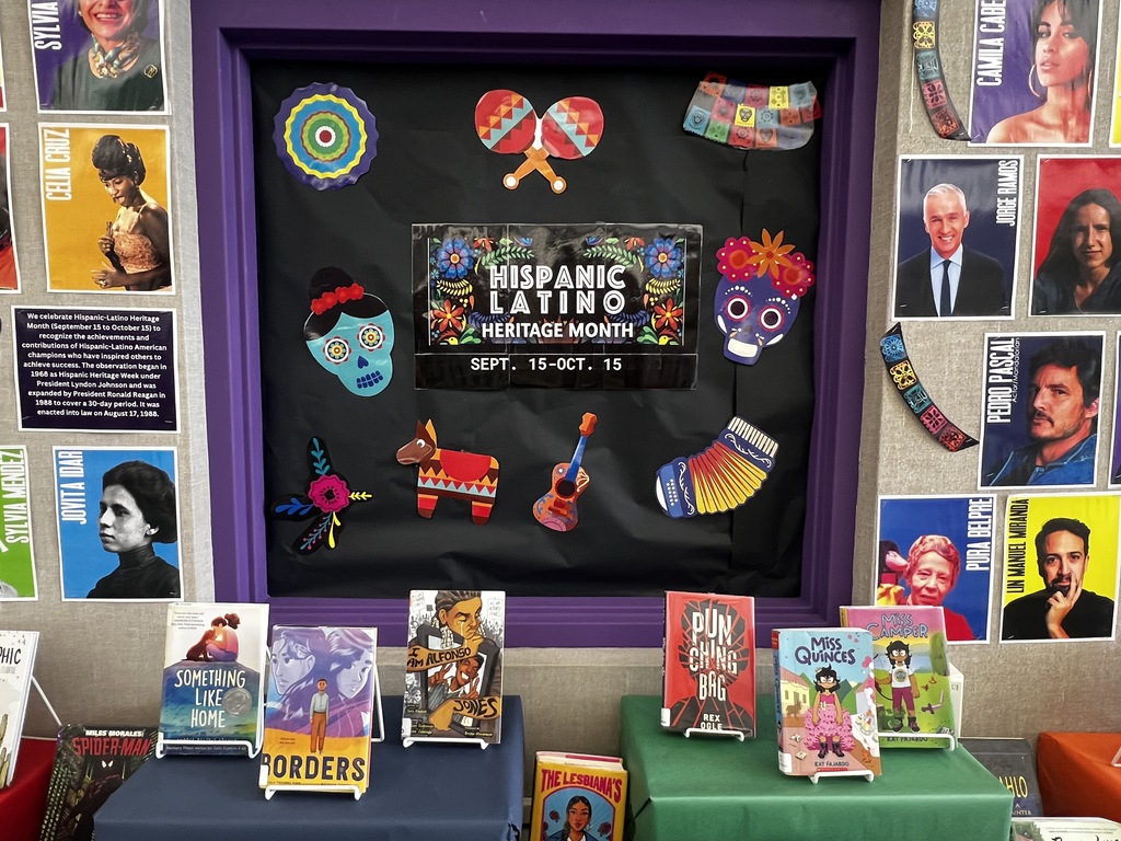 Hispanic Heritage Month Display at BJHS
