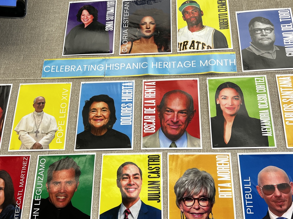 Hispanic Heritage Month Display at BJHS