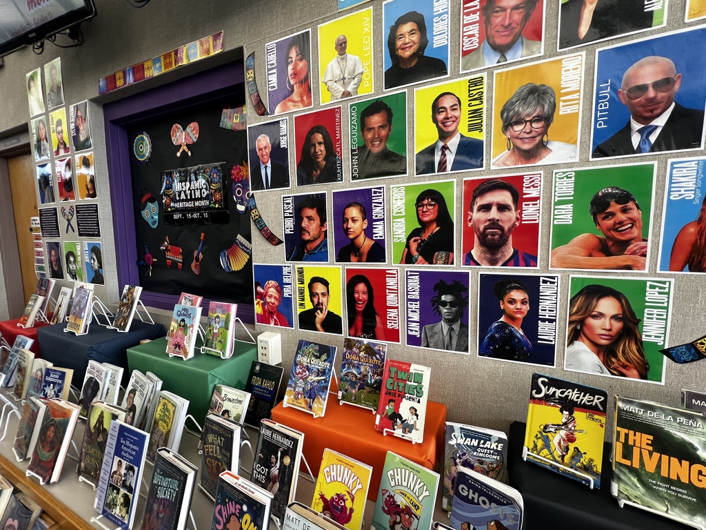 Hispanic Heritage Month Display at BJHS