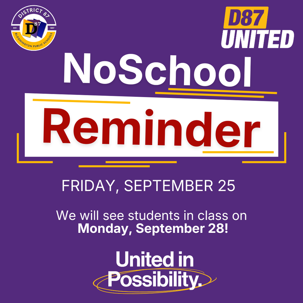no school reminder graphic