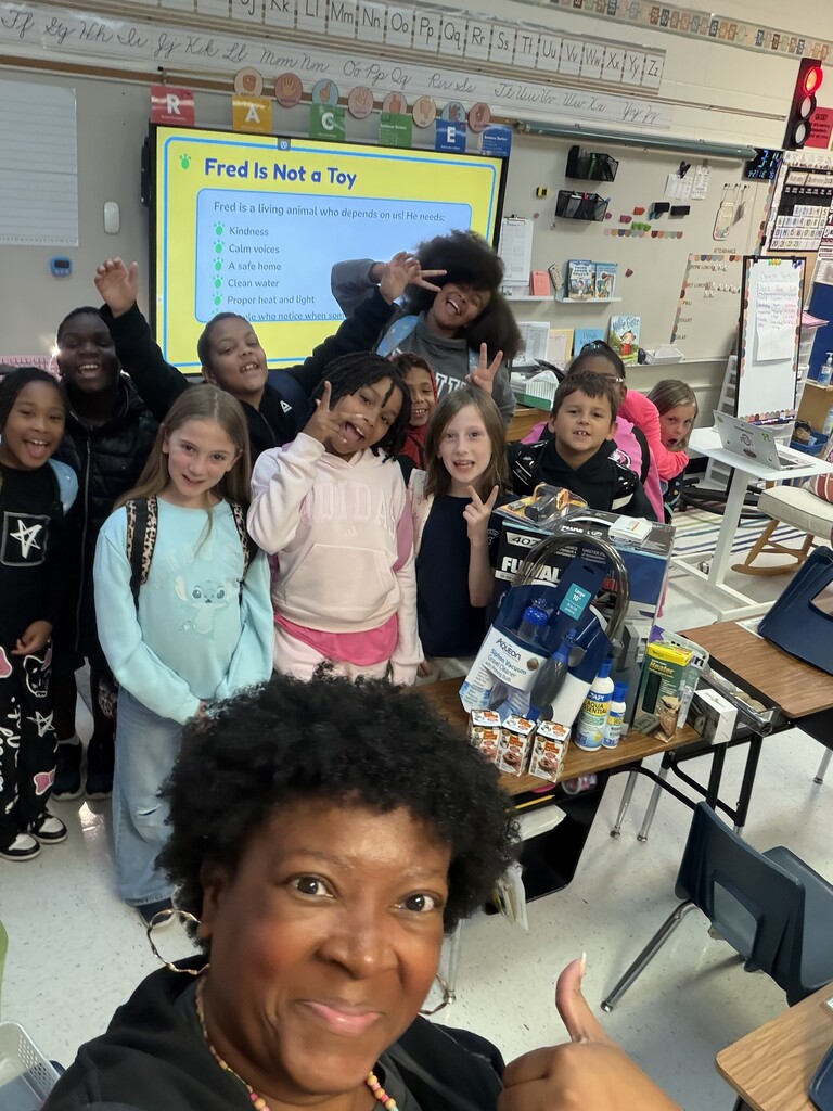 Mrs. Galloway's 3rd grade class at Stevenson