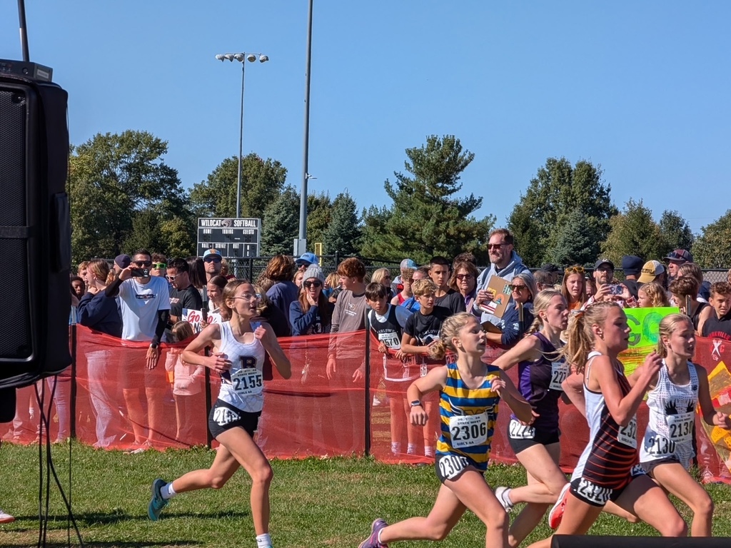 BJHS cross country runners at state