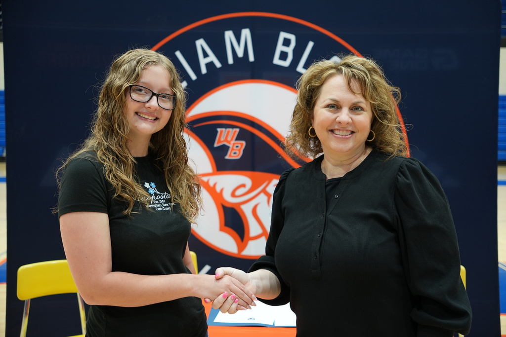 student signing teach bcs