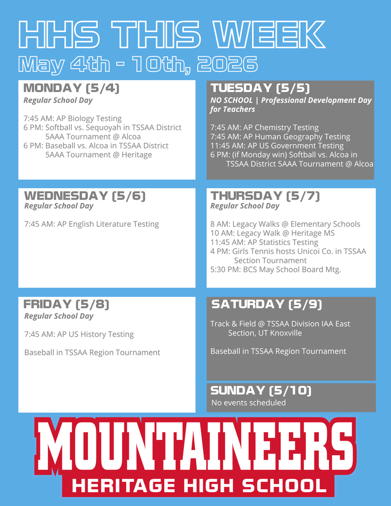 Weekly Happenings | May 4-10