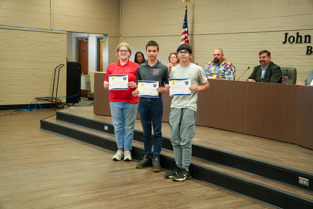 A Night of Music, Leadership, and Achievement 🎶🏆 Our most recent Board of Education meeting was a powerful showcase of the talent and dedication within Blount County Schools. The evening opened with a stunning performance by the Heritage High School Choir, reminding us all of the importance of the arts in our schools.  We were honored to recognize several key groups and individuals contributing to our mission:  Mayor's Commendation: A huge shoutout to Tyson Click from Eagleton College and Career Academy! Tyson received a special commendation from the Blount County Mayor for his incredible dual achievement as a TSWA All-State Football player and a State Champion in wrestling. 🥇  All-State Athletics & Fine Arts: We celebrated our "best of the best" in Tennessee! From 1st Chair Baritone Saxophone and All-State Choir members to State Champions in Wrestling and All-State Volleyball and Basketball stars, these students from HHS, WBHS, SESI, and ECCA represent the pinnacle of student achievement. 🎨🏀  CTE Champions: Our Career and Technical Education students are world-ready! We recognized our SkillsUSA Gold State Champions in Photography and Welding, as well as DECA and FBLA national qualifiers. 🛠️📸  ROTC Excellence: We are incredibly proud of our JROTC cadets from William Blount High School and Heritage High School. From the WBHS Drill Team’s 3rd place National finish to the HHS Academic Bowl team reaching National Level 2, these cadets represent the highest standards of discipline. 🎖️  Future Leaders: Congratulations to our newest graduates of the Aspiring Administrators Academy! Your commitment to professional growth ensures a bright future for our district.  Student Voices: Thank you to our student representatives and our Student Congress on Policies and Education (SCOPE) participants. Your engagement in leadership and policy is inspiring.  Literacy Champions: We are proud of our newly recognized Wilson Certified Teachers. Your rigorous training is a gift to our students' literacy development.  Thank you to everyone who makes #BlountCountySchools a place where excellence is the standard!  #BlountCountySchools #TNEd #StudentLeadership #JROTC #WilsonLanguage #Literacy #HHS #HeritageHigh #ECCA #WBHS #SESI #BlountCountyStrong #FutureLeaders
