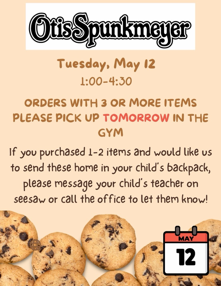 Don’t forget cookie dough pickup tonight?