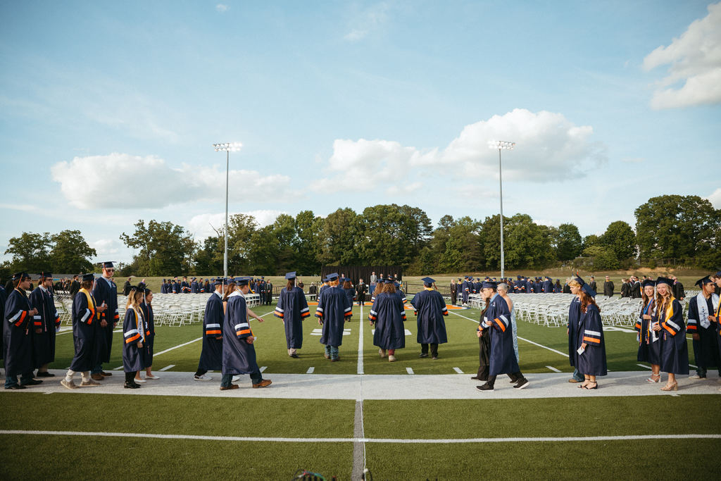 graduates procession