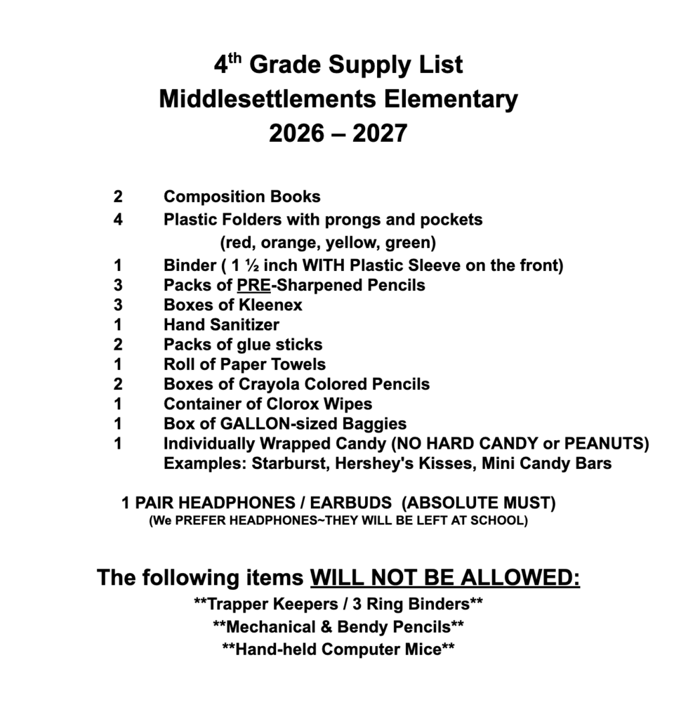 Fourth Grade