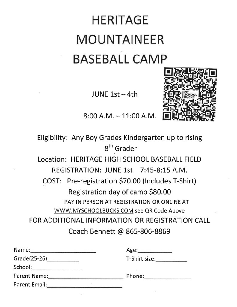 Summer 2026 Camps