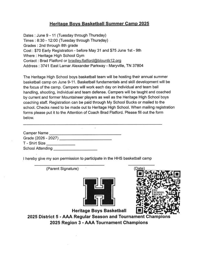 Summer 2026 Camps