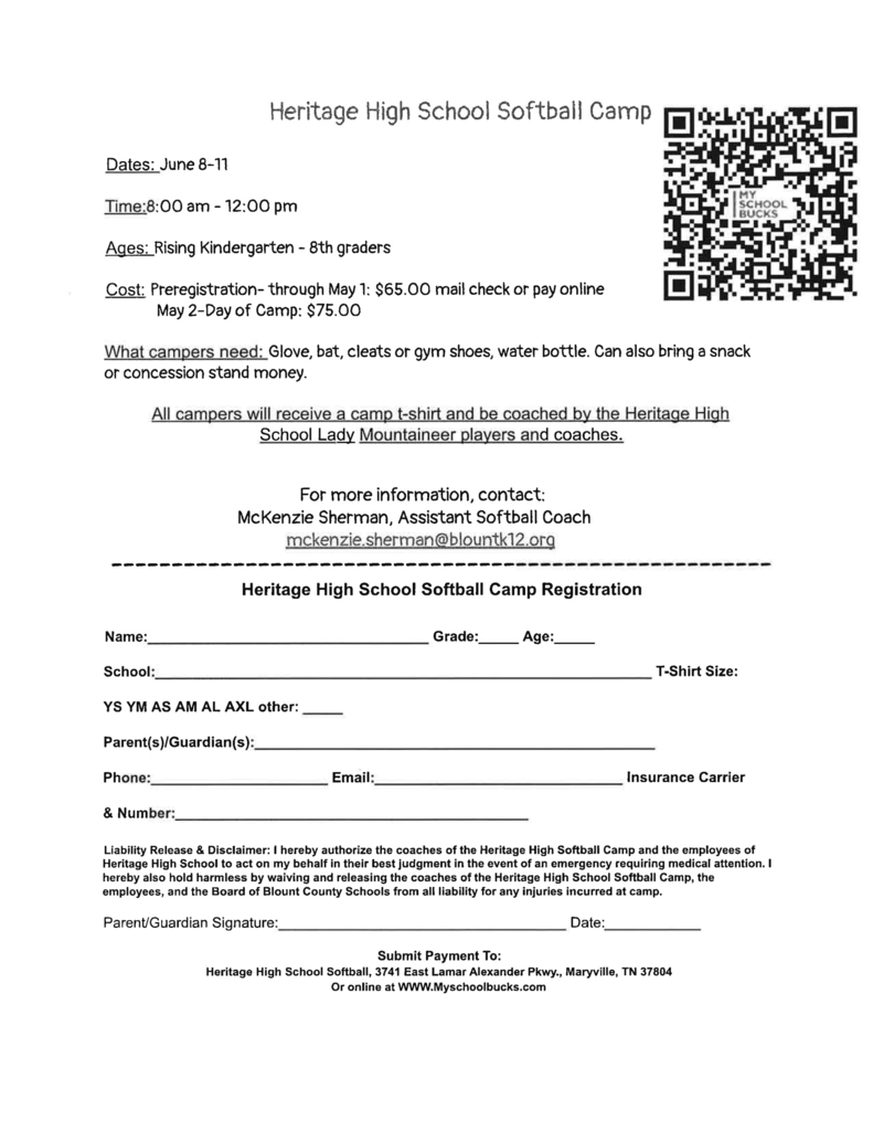 Summer 2026 Camps