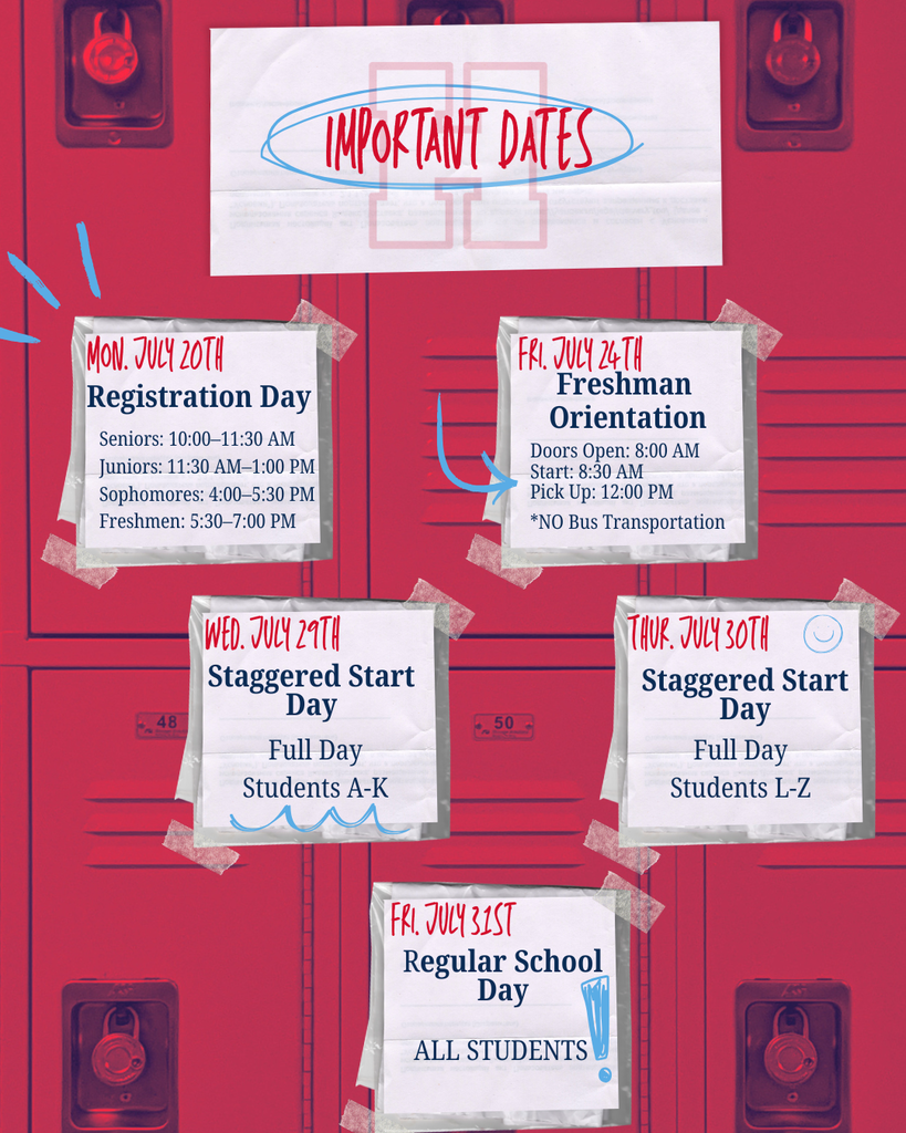 Important Dates