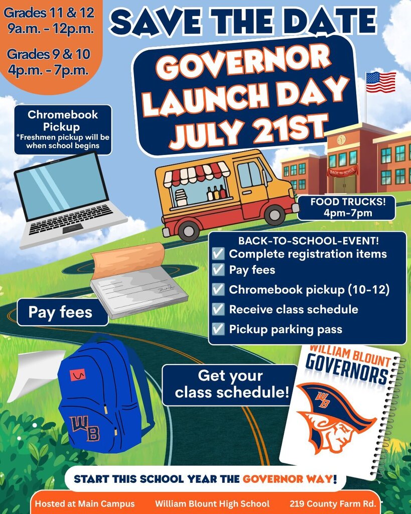 Governor Launch Day Flyer