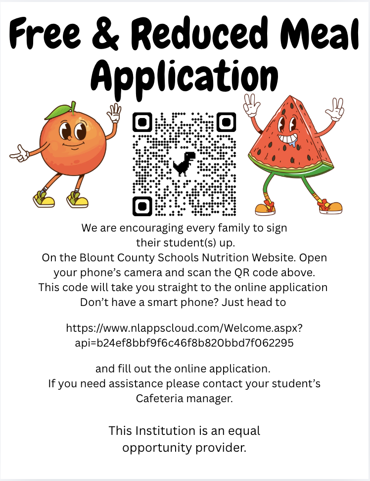 Free and Reduced Meal Application