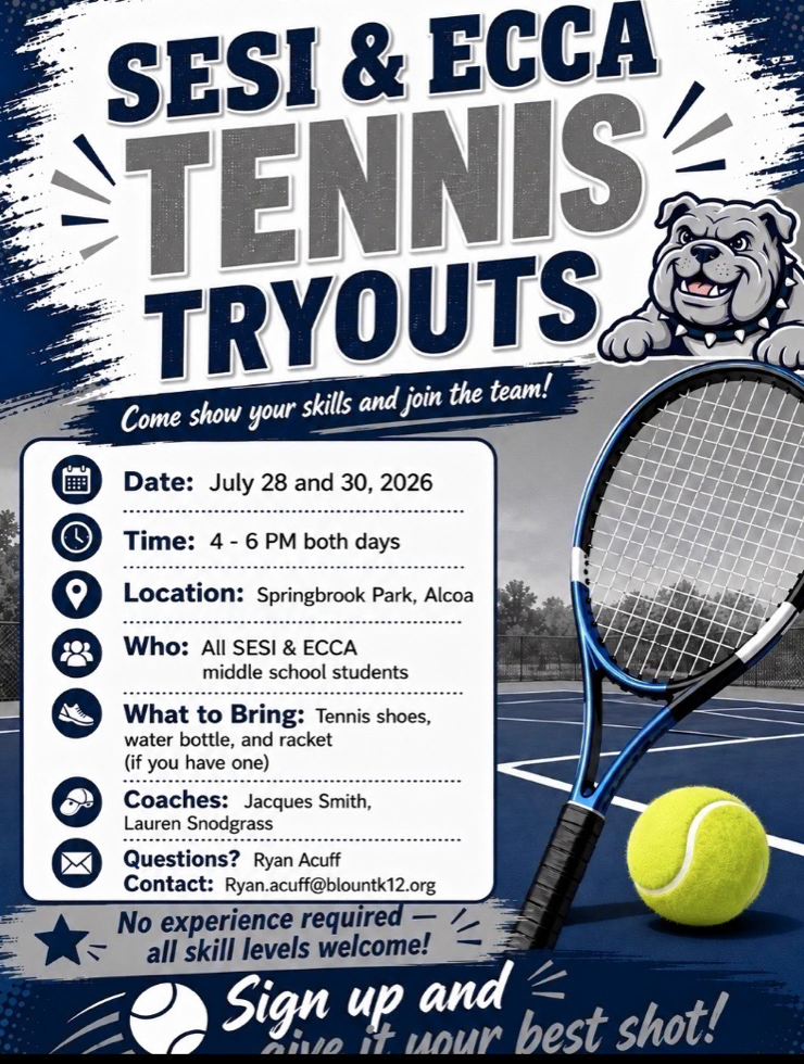 Middle School Tennis Tryouts