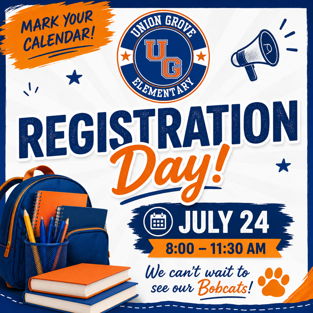 Registration Day! July 24th 8:00-11:30.
