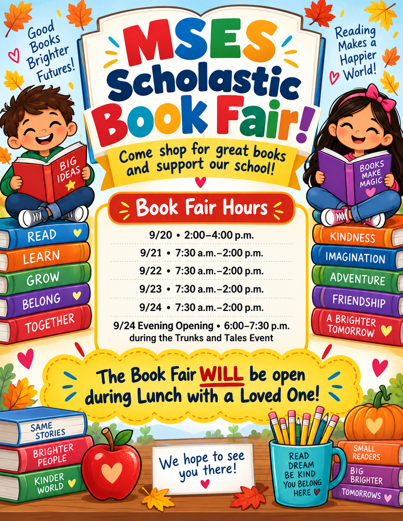 2026-2027 MSES BOOK FAIR