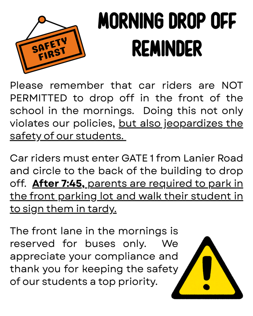 Drop Off Reminder