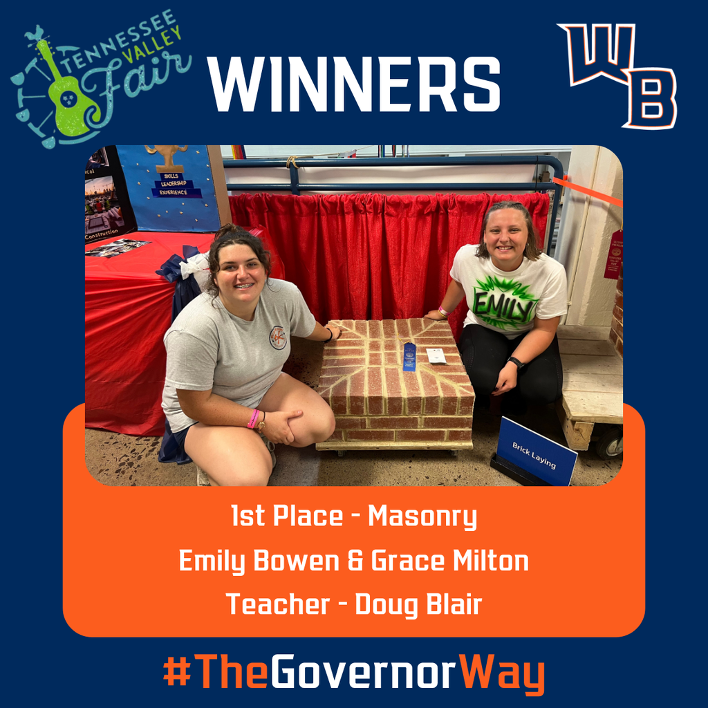 William Blount CTE winners at the TN Valley Fair