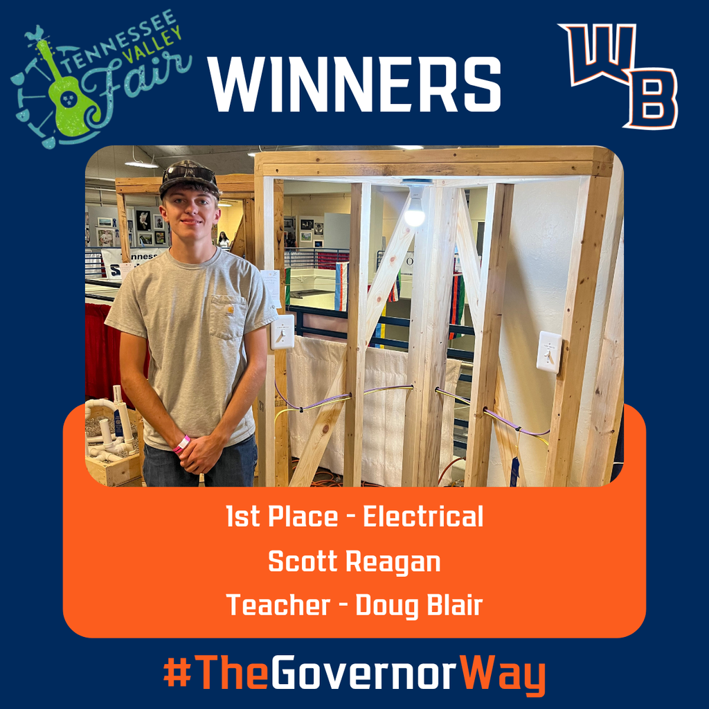 William Blount CTE winners at the TN Valley Fair