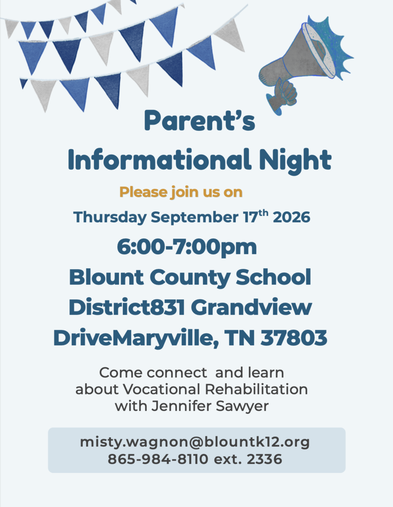Parent's Informational Night flyer