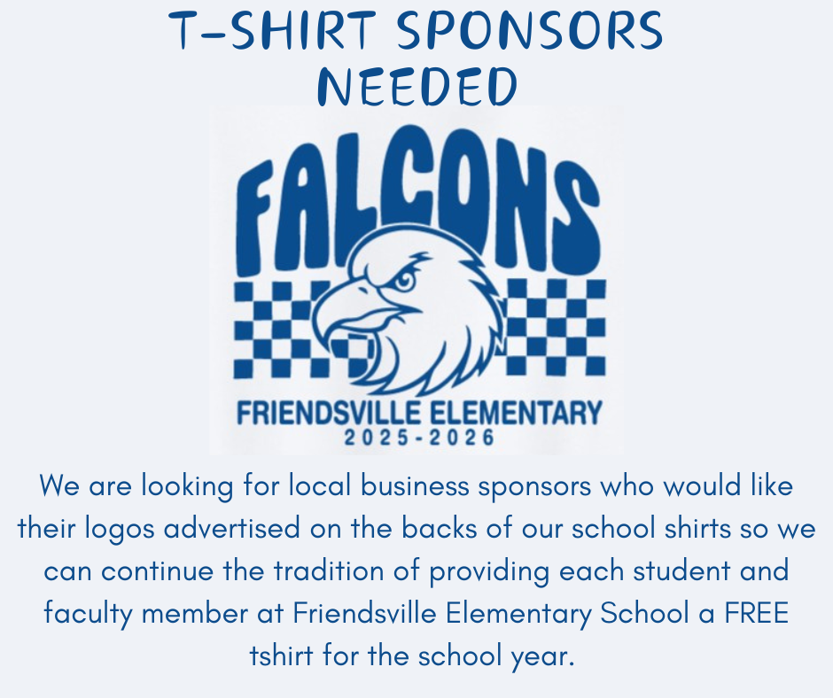 Tshirt sponsors needed