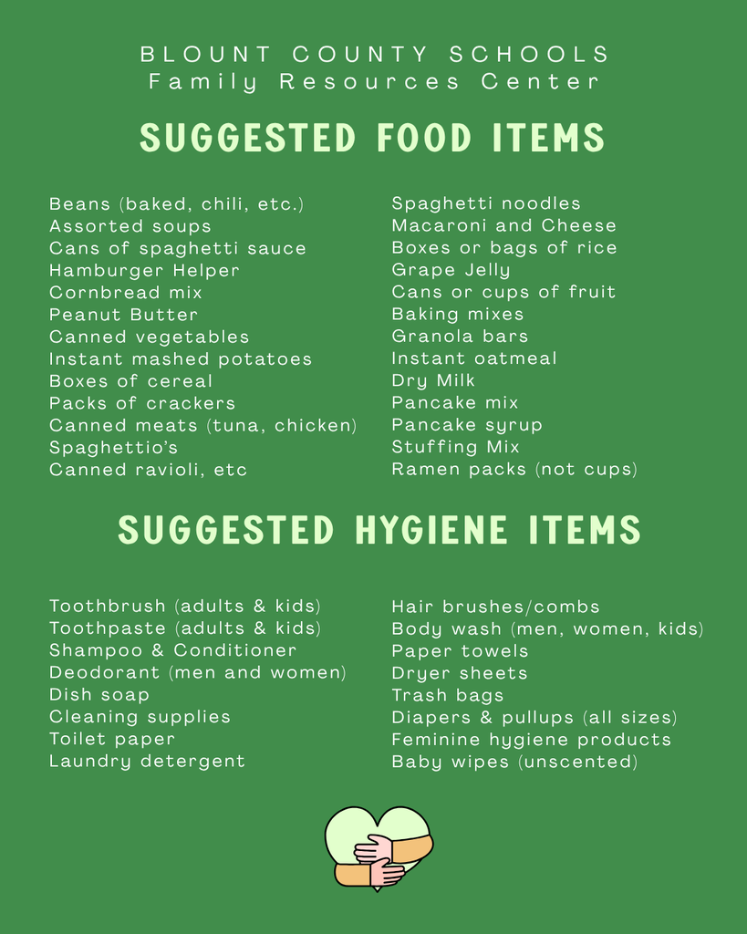 FRC suggested items