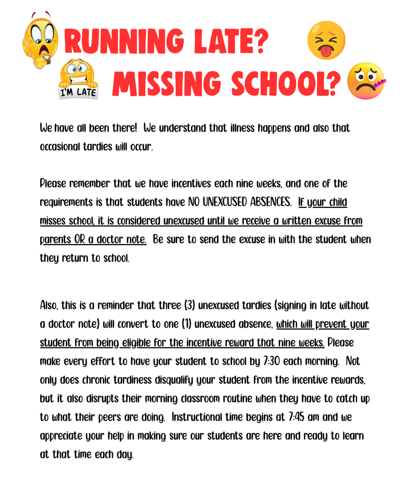 Attendance notes