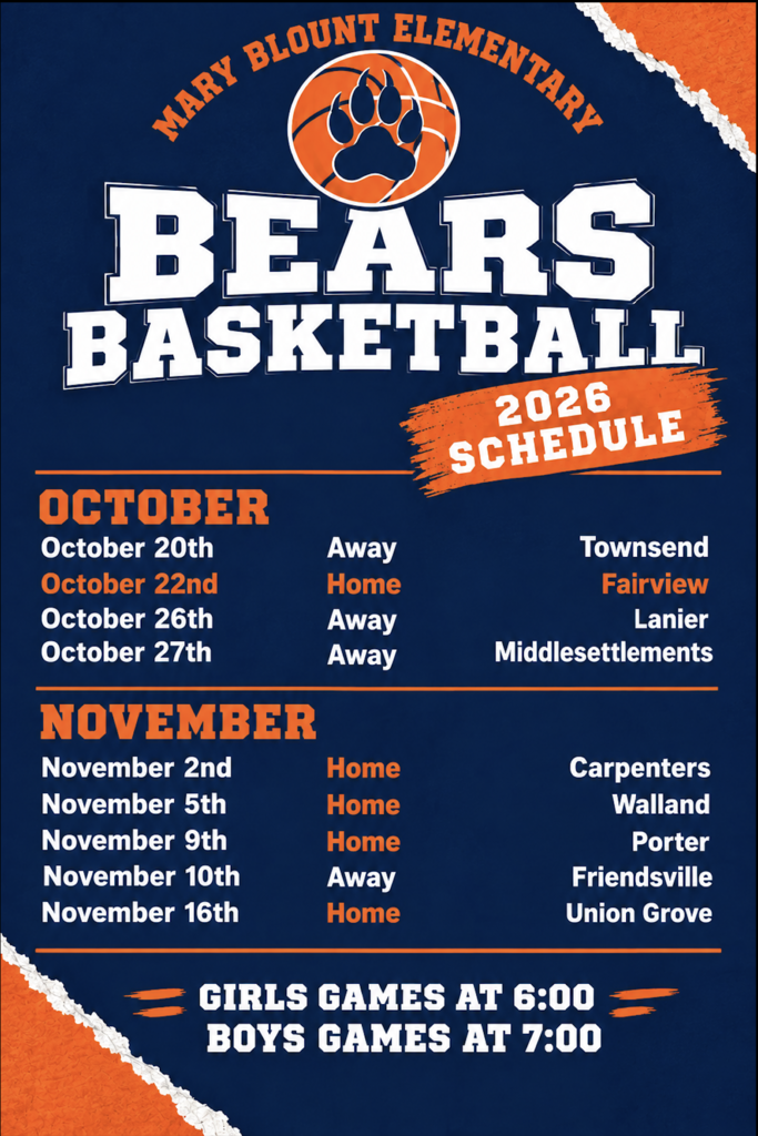 Basketball Schedule