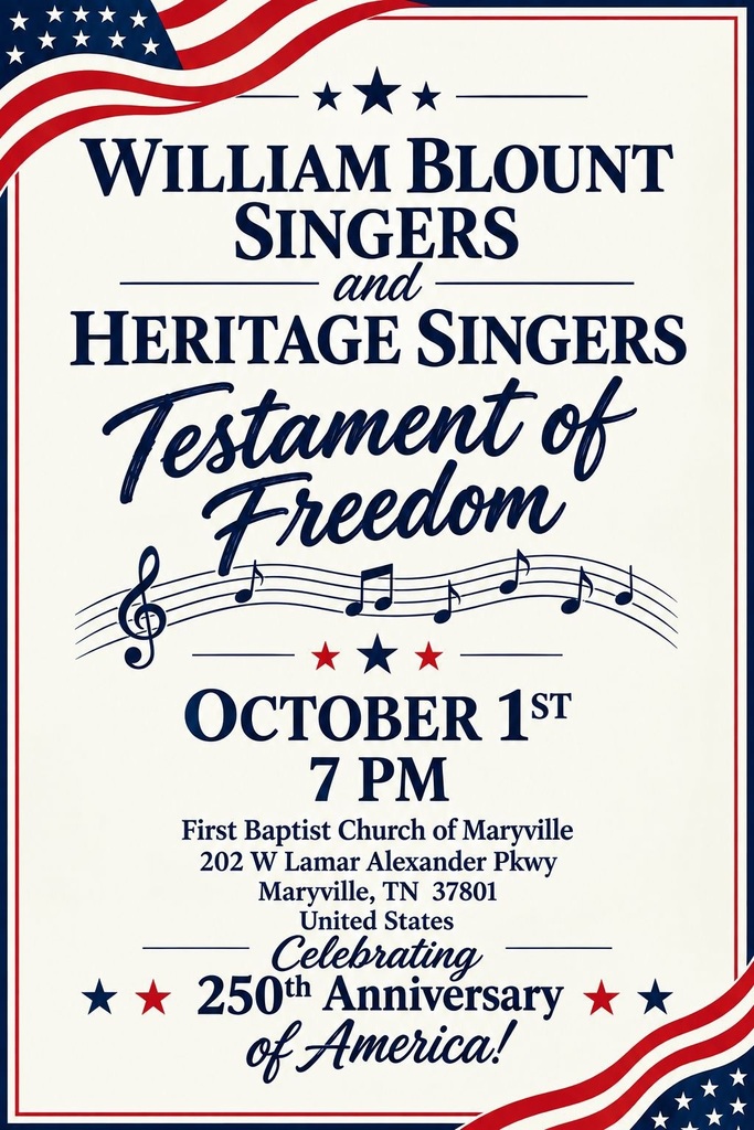 Choir Concert Flyer