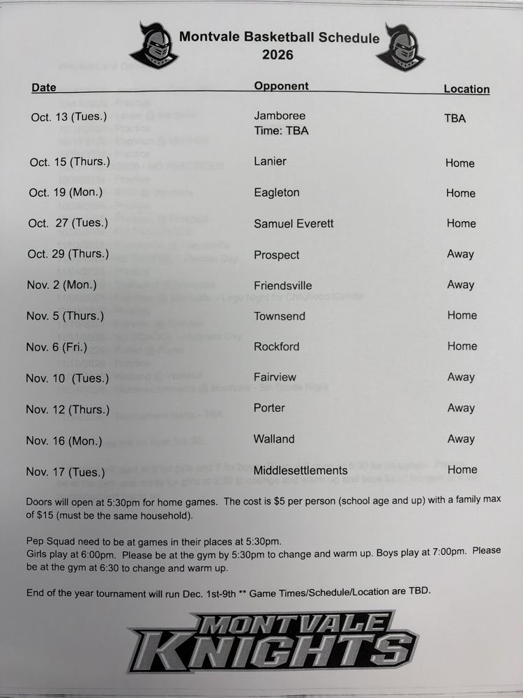basketball schedule 