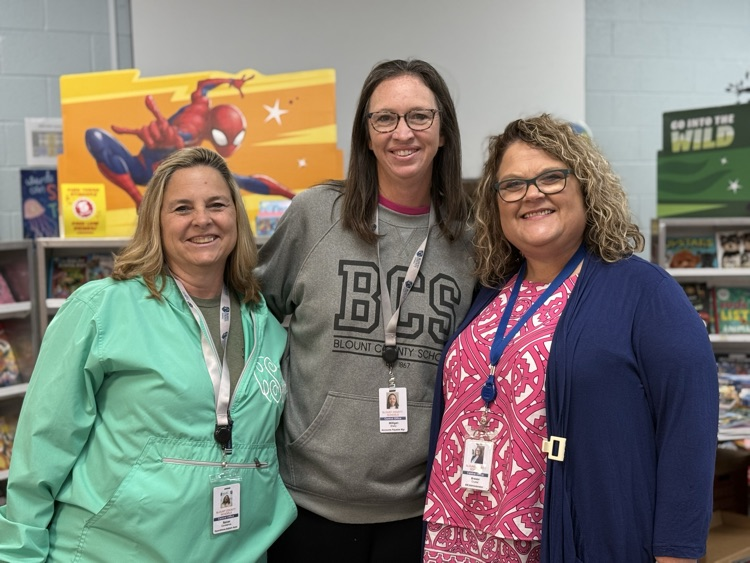 some fabulous book fair volunteers !